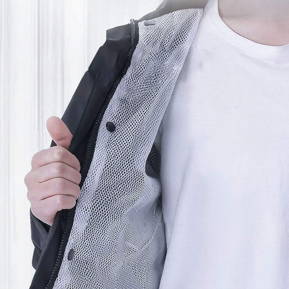 Motorcycle Gear Mens - メンズ用、屋外サイクリング用レインスーツ。プロ仕様の防水素材を使用し、反射素材のレインコートとパンツのセット。配達員や悪天候下での使用に最適。