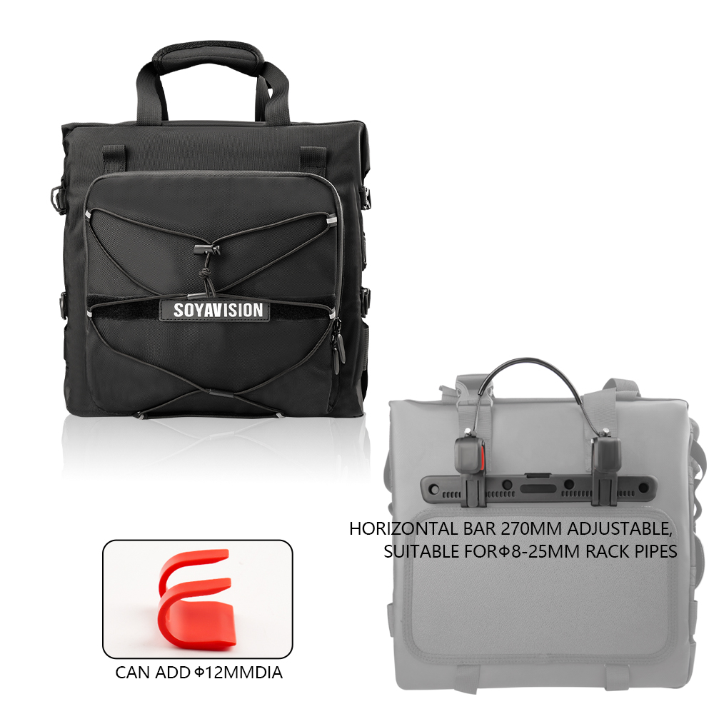 オートバイサイドバッグ防水20Lサドルパニアバッグクイックリ - Motorcycle Gear Backpack のレビューと価格
